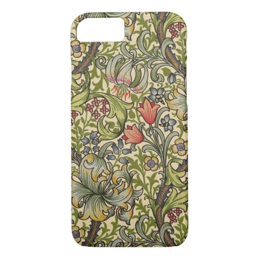 William Morris Golden Lily Restored Pattern Case-Mate iPhone Case (Achterkant)