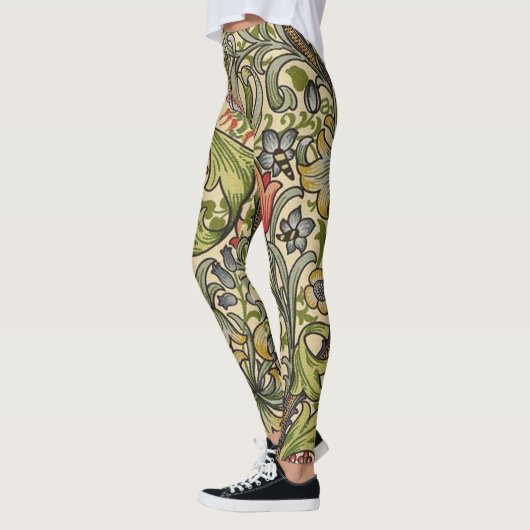 William Morris Golden Lily Restored Pattern Leggings (Links)
