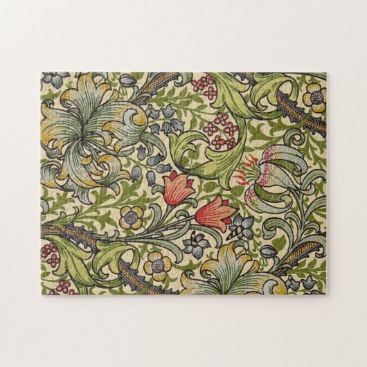 William Morris Golden Lily Restored Pattern Legpuzzel (Horizontaal)