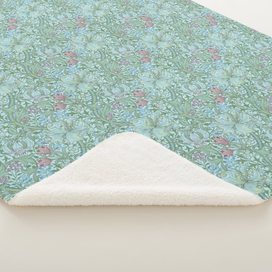  William Morris Golden Lily Sherpa Deken (3/4)