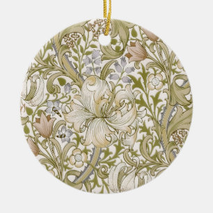 William Morris Golden Lily Tuin Bloem Klassieker Keramisch Ornament
