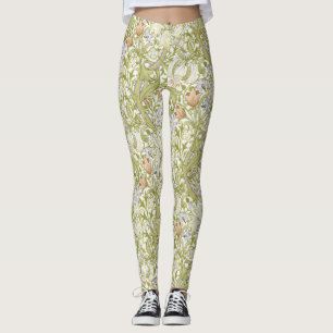 William Morris Golden Lily Tuin Bloem Klassieker Leggings