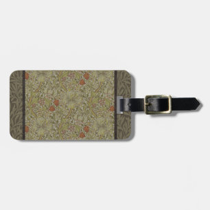 William Morris Golden Lily Willow Bough Patroon Bagagelabel
