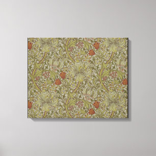 William Morris Golden Lily Willow Bough Patroon Canvas Afdruk