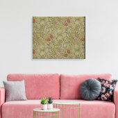 William Morris Golden Lily Willow Bough Patroon Canvas Afdruk (Insitu (Woonkamer))