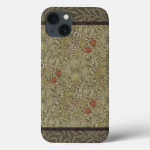 William Morris Golden Lily Willow Bough Patroon iPhone 13 Hoesje