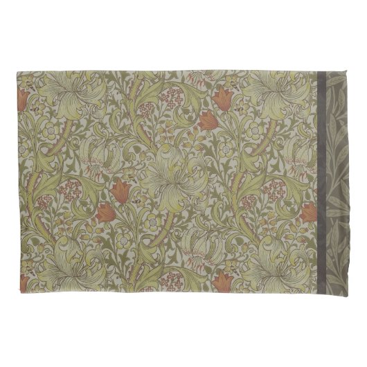 William Morris Golden Lily Willow Bough Patroon Kussensloop (Voorkant)