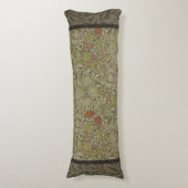 William Morris Golden Lily Willow Bough Patroon Lichaamskussen (Voorkant Verticaal)
