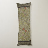 William Morris Golden Lily Willow Bough Patroon Lichaamskussen (Achterkant (Verticaal))