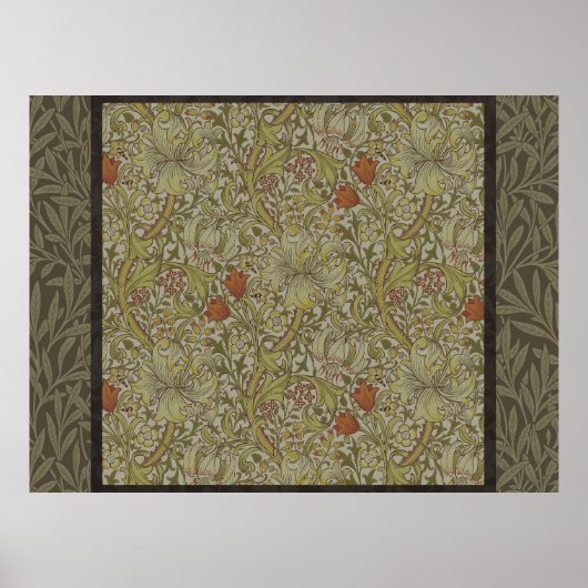 William Morris Golden Lily Willow Bough Patroon Poster (Voorkant)