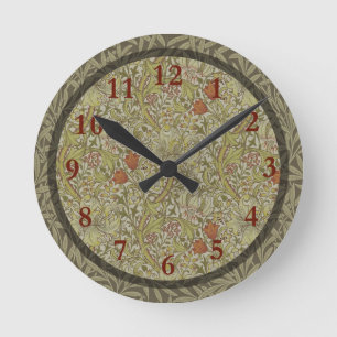William Morris Golden Lily Willow Bough Patroon Ronde Klok