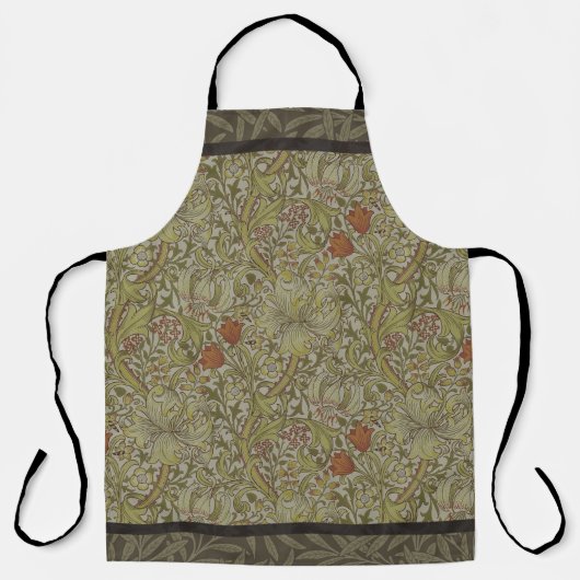 William Morris Golden Lily Willow Bough Patroon Schort (Voorkant)
