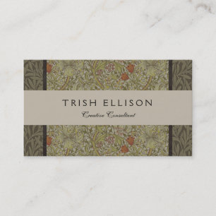 William Morris Golden Lily Willow Bough Patroon Visitekaartje