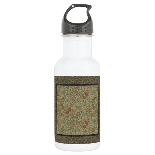 William Morris Golden Lily Willow Bough Patroon Waterfles (Voorkant)