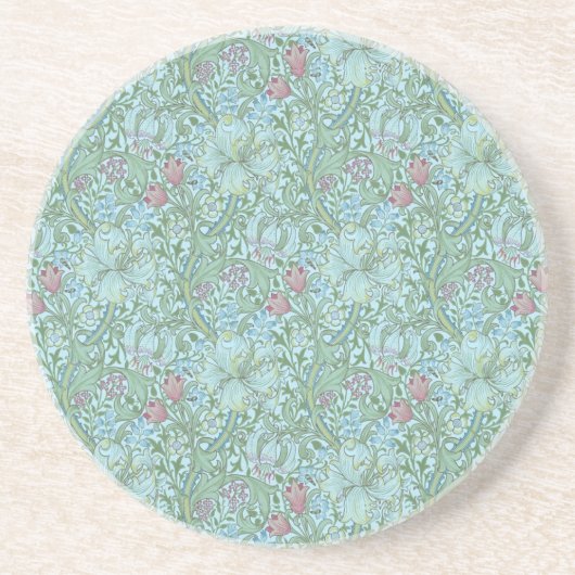 William Morris Golden Lily Zandsteen Onderzetter (Voorkant)