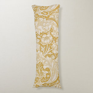 William Morris Goud Bachelors Button Bloem Lichaamskussen