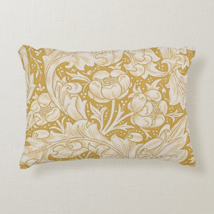 William Morris Goud Bachelors Button Bloemmotief Accent Kussen
