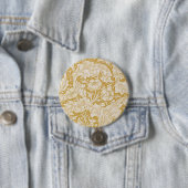 William Morris Gouden Bachelors Button Bloem (In situ)