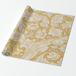 William Morris Gouden Bachelors Button Bloem Cadeaupapier