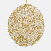 William Morris Gouden Bachelors Button Bloem Keramisch Ornament (Links)