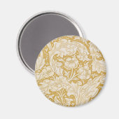 William Morris Gouden Bachelors Button Bloem Magneet (Voorkant / Achterkant)