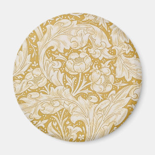 William Morris Gouden Bachelors Button Bloem Magneet