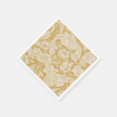 William Morris Gouden Bachelors Button Bloem Servet (Hoek)