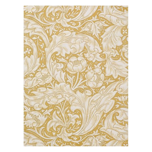 William Morris Gouden Bachelors Button Bloem Tafelkleed (Voorkant)