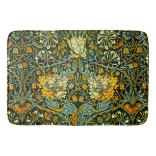 William Morris Gouden Kamperfoelie Bloem Behang Badmat