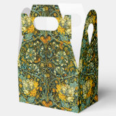 William Morris Gouden Kamperfoelie Bloem Behang Bedankdoosjes (Geopend)