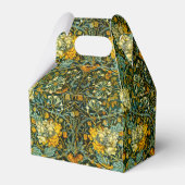 William Morris Gouden Kamperfoelie Bloem Behang Bedankdoosjes (Voorkant Zijde)