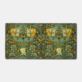 William Morris Gouden Kamperfoelie Bloem Behang Bureaumat (Voorkant)