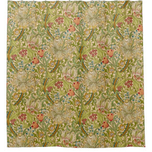 William Morris "Gouden Lelie" 2 Douchegordijn