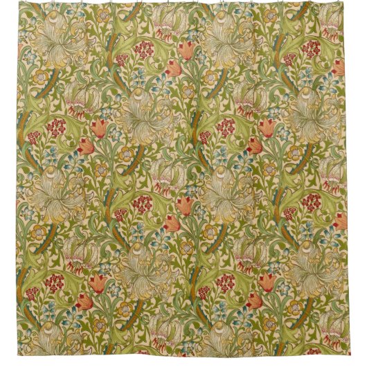 William Morris "Gouden Lelie" 2 Douchegordijn (Voorkant)