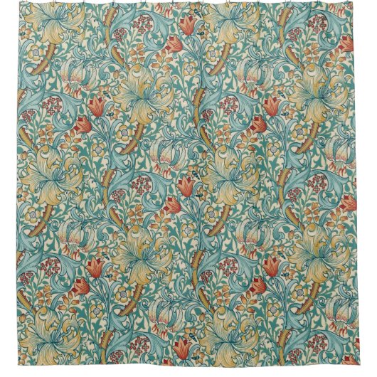 William Morris "Gouden Lelie" 3 Douchegordijn (Voorkant)