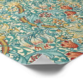 William Morris "Gouden Lelie" 3 Poster (Hoek)
