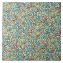 William Morris "Gouden Lelie" 3 Tegeltje