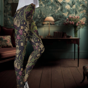 William Morris Gouden Lelie Art Nouveau Bloem Leggings