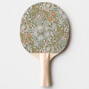 William Morris Gouden Lelie Blauw Goud Klassiek Tafeltennisbatje