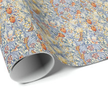 William Morris Gouden Lelie Victoriaans Behang