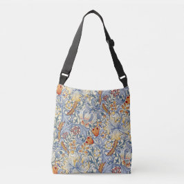 William Morris Gouden Lelie Victoriaans Behang Crossbody Tas