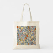 William Morris Gouden Lelie Victoriaans Behang Tote Bag (Achterkant)