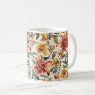 William Morris Gouden Lelie Vintage Pre-Raphaelite Koffiemok