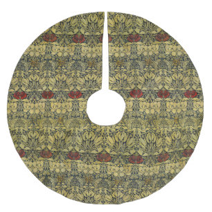 William Morris Gouden Tulp Roos Vintage Behang Kerstboom Rok