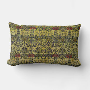 William Morris Gouden Tulp Roos Vintage Behang Kussen