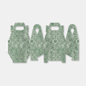 william morris goudsbloem groen bloem bedankdoosjes (Uitgevouwen)
