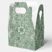 william morris goudsbloem groen bloem bedankdoosjes (Geopend)