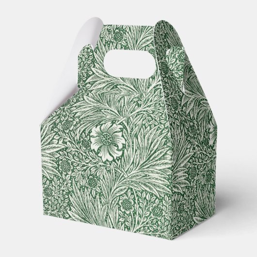 william morris goudsbloem groen bloem bedankdoosjes (Voorkant Zijde)