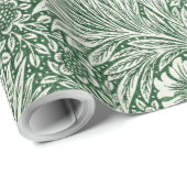 william morris goudsbloem groen bloem cadeaupapier (Rol Hoek)