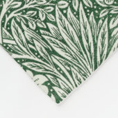 william morris goudsbloem groen bloem fleece deken (Hoek)